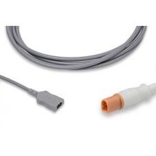 040-000091-00, rectangular dual pin connector, Mindray/Datascope compatible temp adapt