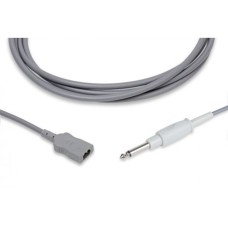 11-CA-402-12 rectangular dual pin connector straight, Covidien/Nellcor compabtible temp adapter
