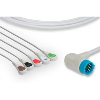 11110-000066, Medtronic/Physio Control compatible direct-connect ECG cable