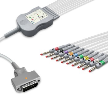 GE Healthcare One-Piece ECG Cable 2104727-001