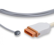 GE/Marquette compatible reusable temperature probe adult skin sensor,