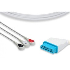 Nihon Kohden compatible direct-connect ECG cable
